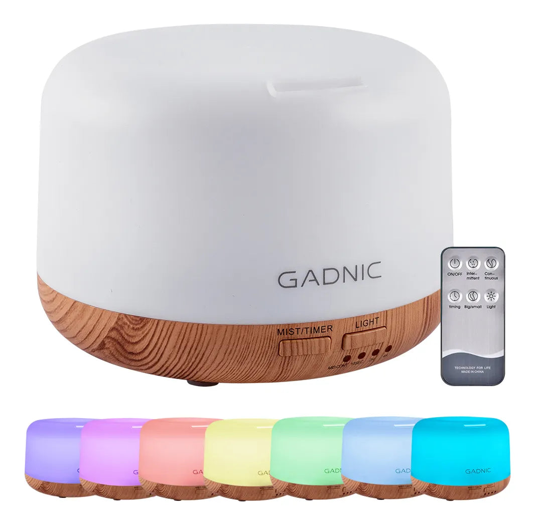 Difusor Humidificador Ultrasónico Gadnic Bamboo